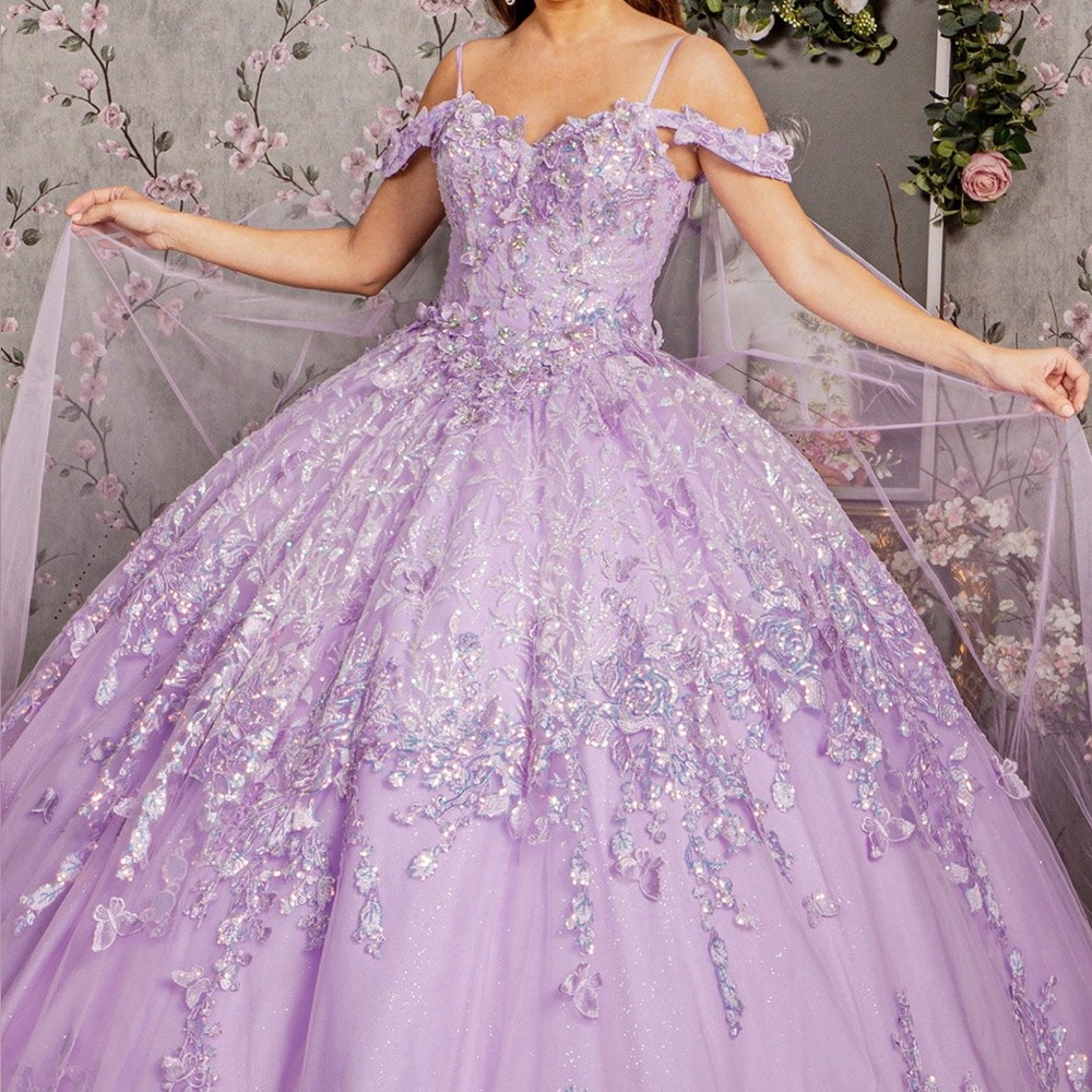 Elegant Lavender Sweet 15 Dress Brand new!!
